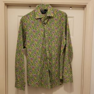 Polo by Ralph Lauren green button down shirt